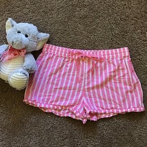Pink Stripe Sleep Shorts